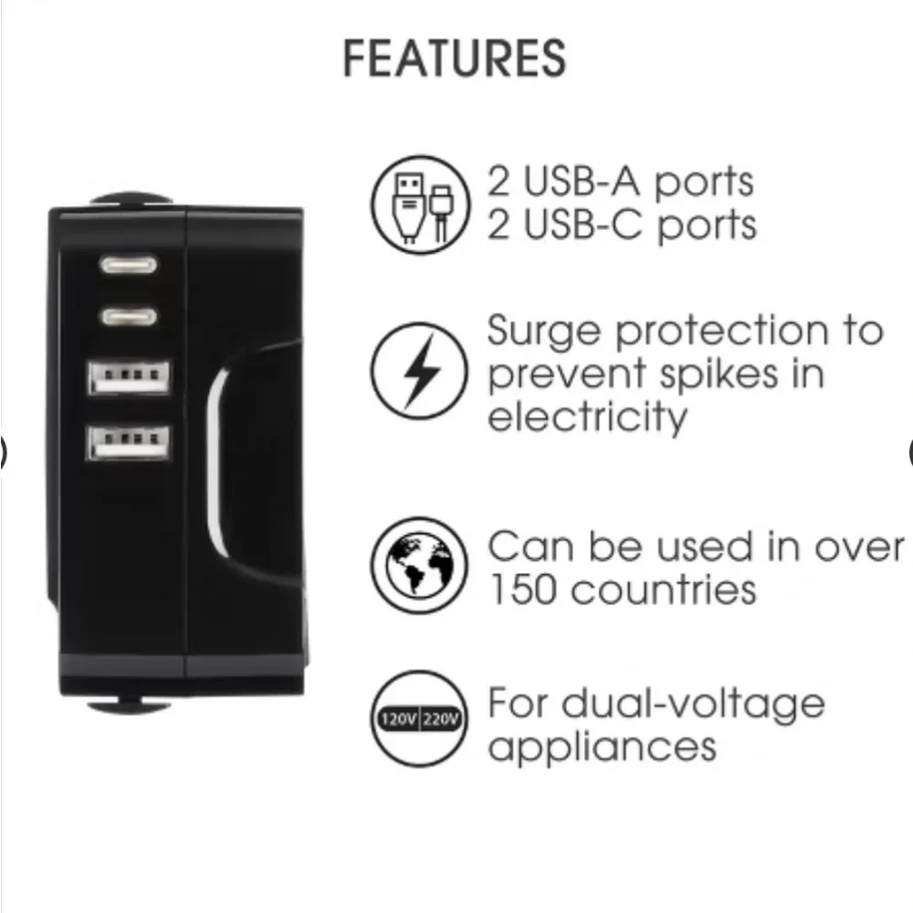 Conair Travel Smart Power Adapter